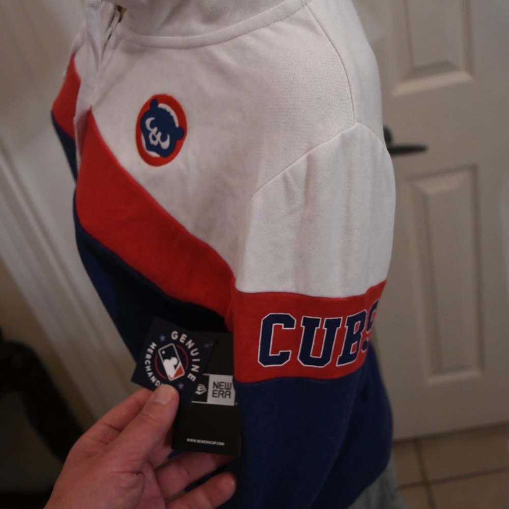 Chicago Cubs New Era Women’s Size Sm Bi Blend Fleece Full-Zip Hoodie New w Tags - Picture 4 of 7